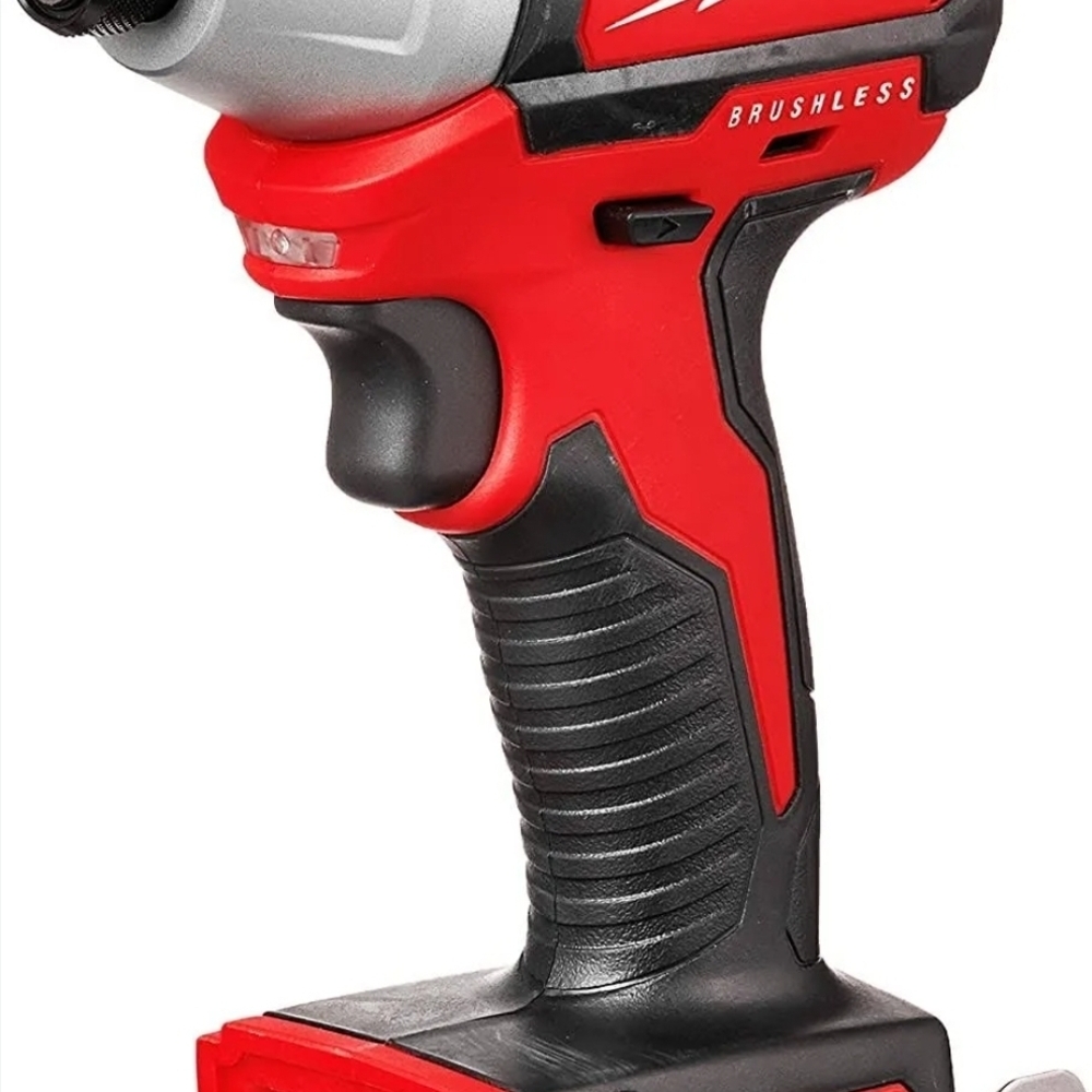 Red and Black Brushless Impact Driver
